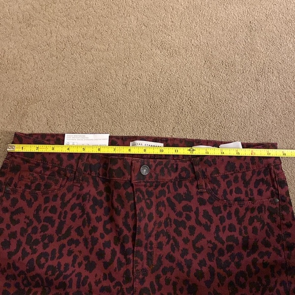 ***NWT*** SOCIAL STANDARD MID-RISE ANKLE SKINNY JEANS SIZE 16 - Picture 8 of 11